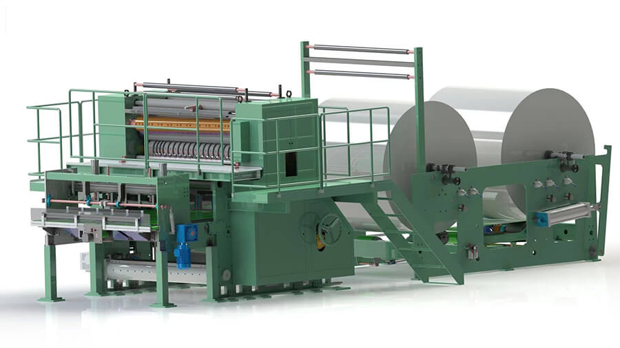 全自動(dòng)棉柔巾折疊整理一體機(jī)