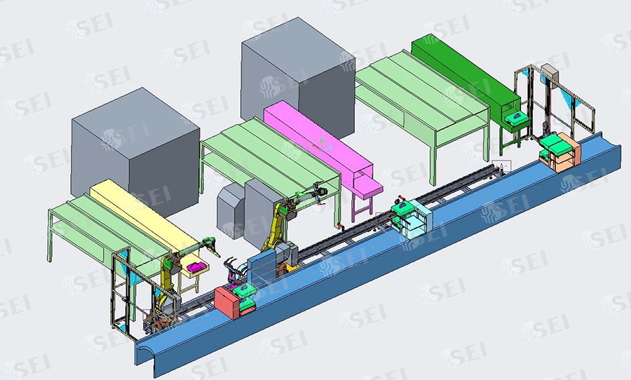 工業(yè)機器人搬運系統(tǒng)