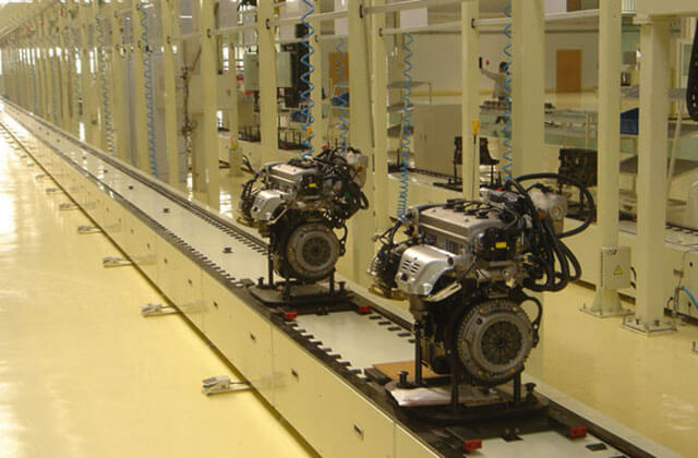 發(fā)動機裝配生產(chǎn)線介紹