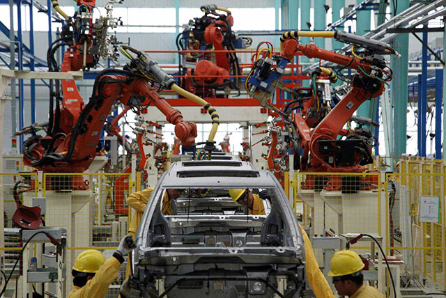 汽車車身焊接生產(chǎn)線