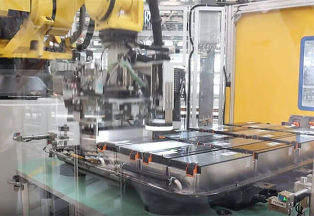 新能源汽車電池模組裝配線