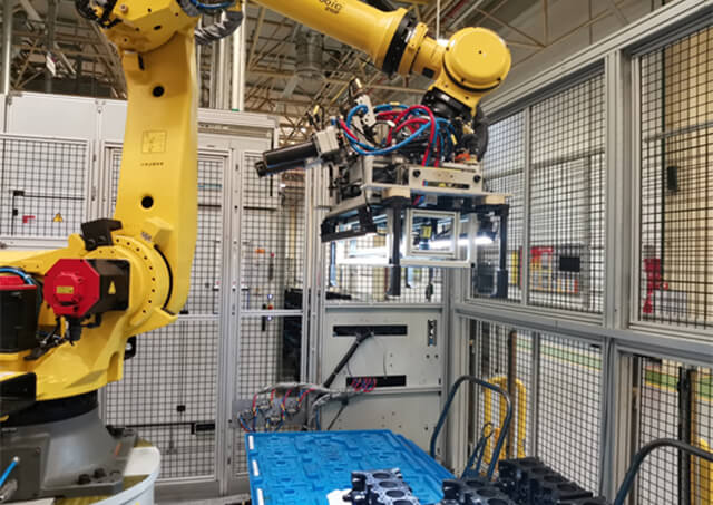 機(jī)械加工中機(jī)器人自動上下料