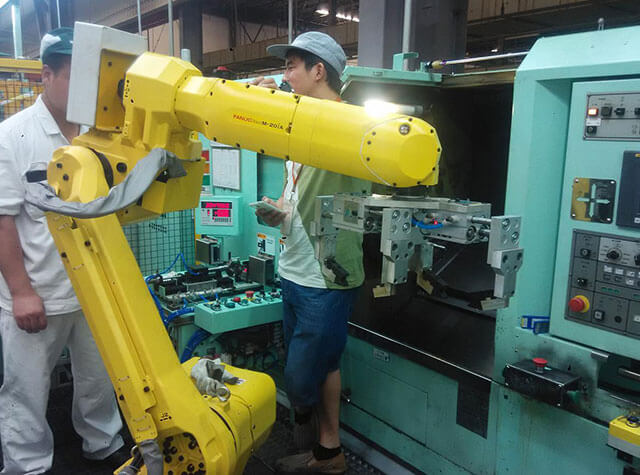 數(shù)控機床上下料機械手