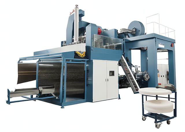 汽車毛氈熱壓成型機