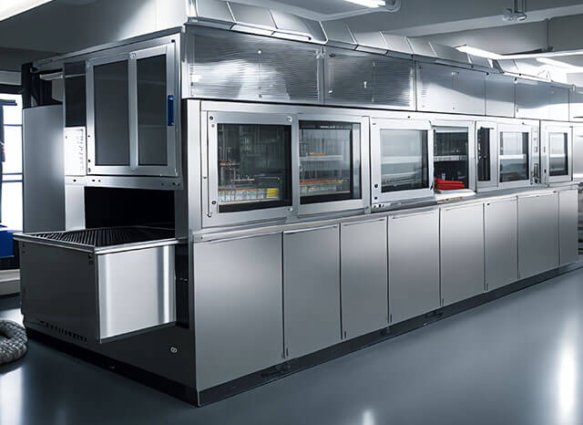 汽車鋁配件超聲波清洗線