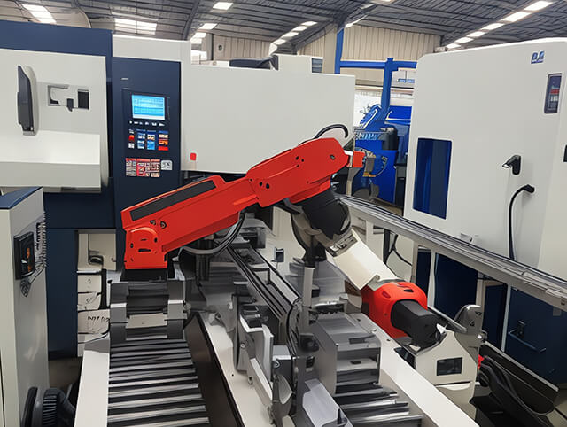 法蘭加工機器人上下料