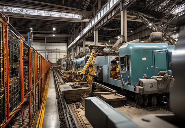 輪轂生產(chǎn)線上下料機(jī)器人