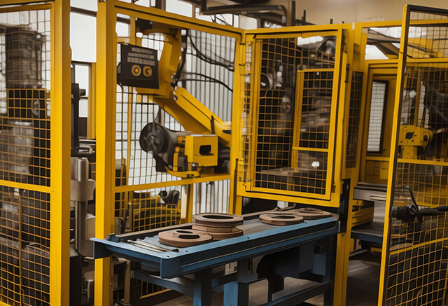 剎車(chē)盤(pán)上下料