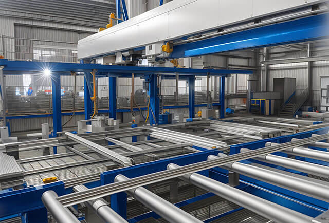 鋁型材噴涂上下料