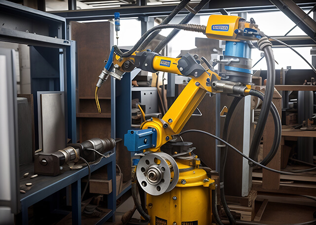 汽車(chē)穩(wěn)定連桿機(jī)器人焊接工作站