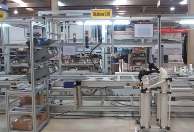 汽車全景天窗組裝線